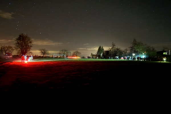 Ohňostrojem na hřišti jsme přivítali nový rok 2024