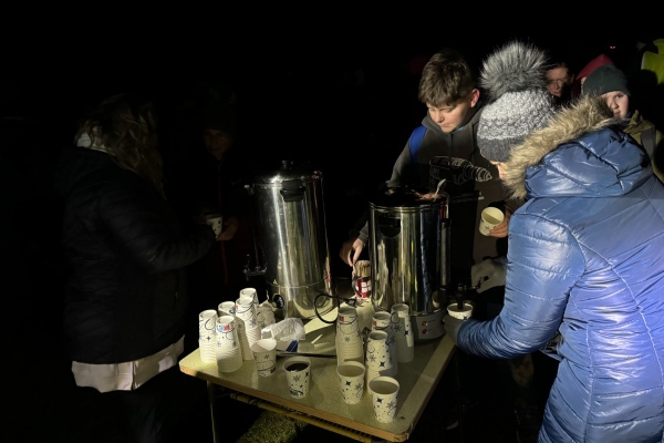 Ohňostrojem na hřišti jsme přivítali nový rok 2024