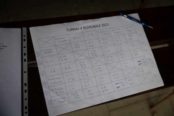 Napínavé souboje přinesl sobotní nohejbalový turnaj o pohár starosty obce