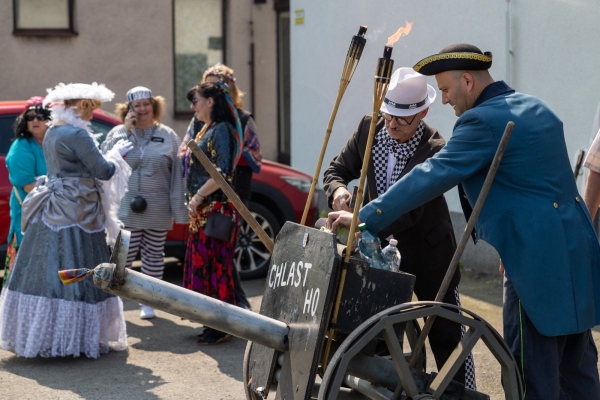 Kácení máje bylo spojeno s oslavami 135 let od založení místního hasičského sboru