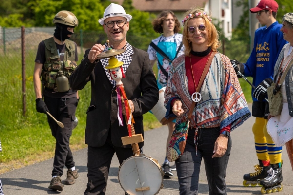 Kácení máje bylo spojeno s oslavami 135 let od založení místního hasičského sboru