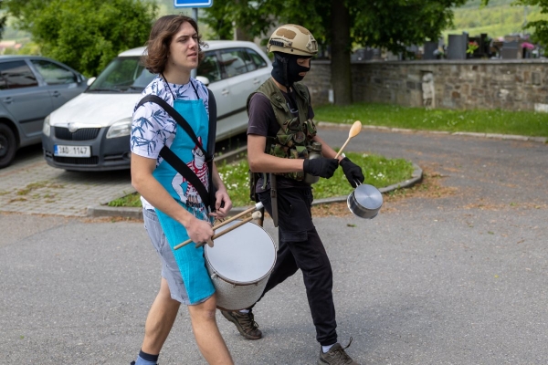 Kácení máje bylo spojeno s oslavami 135 let od založení místního hasičského sboru