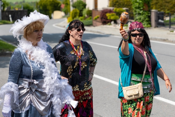 Kácení máje bylo spojeno s oslavami 135 let od založení místního hasičského sboru