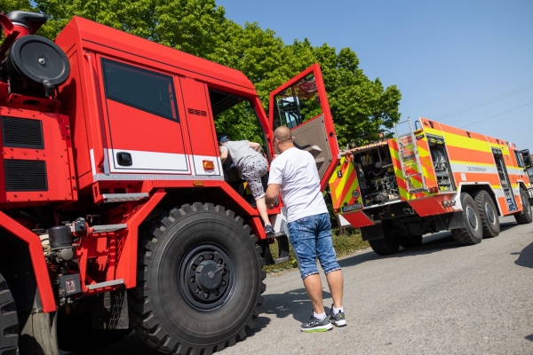 Kácení máje bylo spojeno s oslavami 135 let od založení místního hasičského sboru