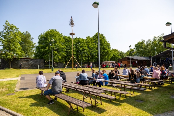 Kácení máje bylo spojeno s oslavami 135 let od založení místního hasičského sboru