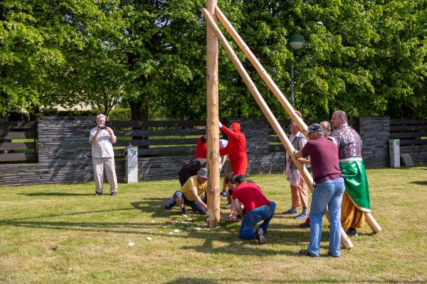 Kácení máje bylo spojeno s oslavami 135 let od založení místního hasičského sboru