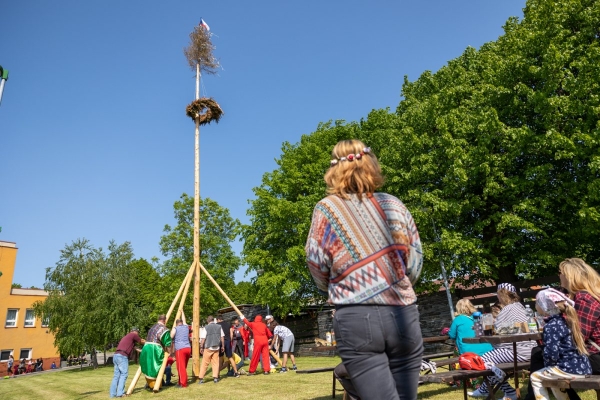 Kácení máje bylo spojeno s oslavami 135 let od založení místního hasičského sboru