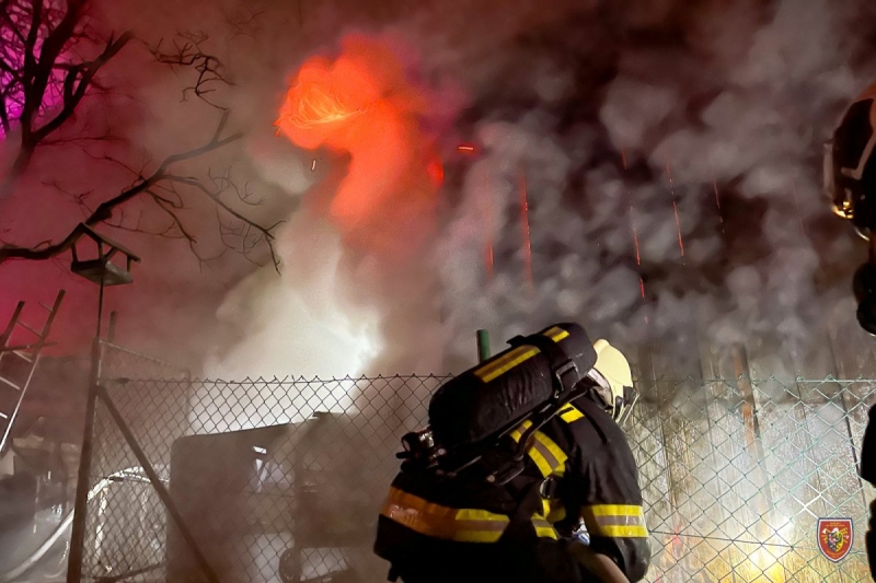 Požár v Tísku způsobil škodu za 100 tisíc korun