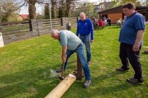 Po dvouleté pauze stojí za kulturním domem májka