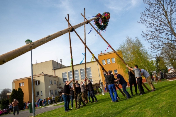 Po dvouleté pauze stojí za kulturním domem májka