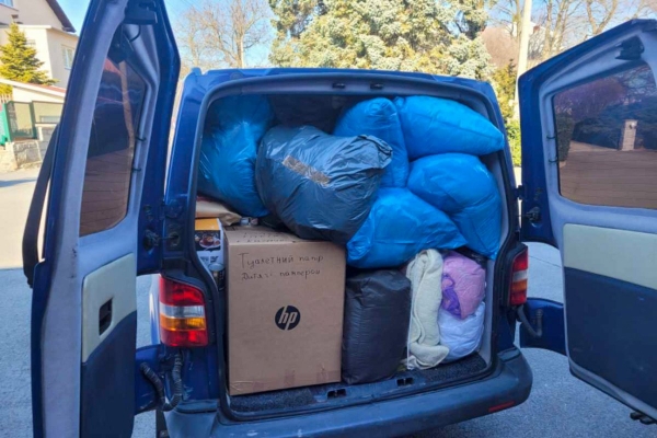 Už dvakrát jsme poslali humanitární pomoc do Vil’khivtsi na Ukrajině