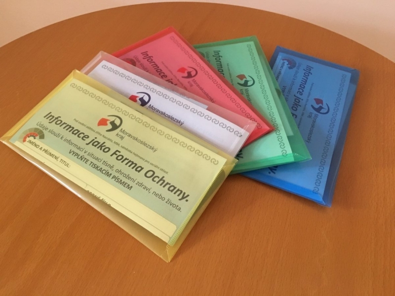 Obálka do ledničky neboli IN.F.Obálka je projekt pro ochranu osob v seniorském věku