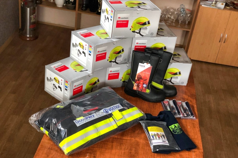 Obec pořídila zásahové jednotce nové osobní ochranné prostředky