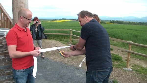 Rozhledna Slatina byla slavnostně otevřena