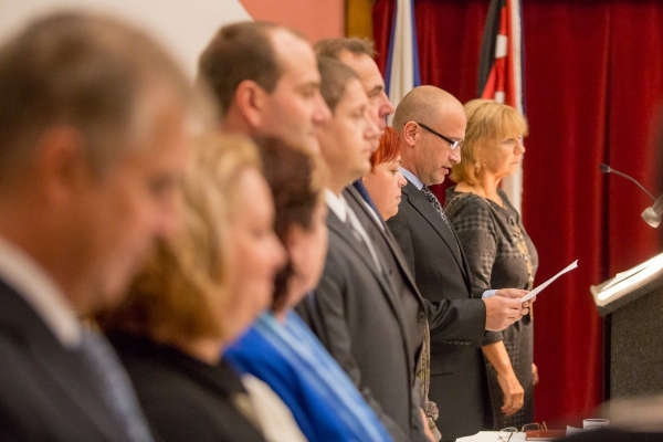 V kulturním domě proběhlo ustavující zasedání Zastupitelstva obce Slatina