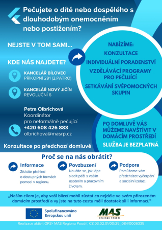 PODPORA NEFORMÁLNĚ PEČUJÍCÍCH OSOB