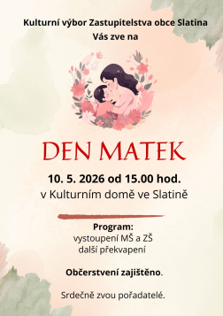 Oslavte s námi Den matek!