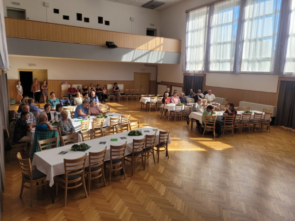 Setkání seniorů v kulturním domě